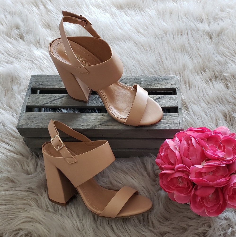 Sling back heels